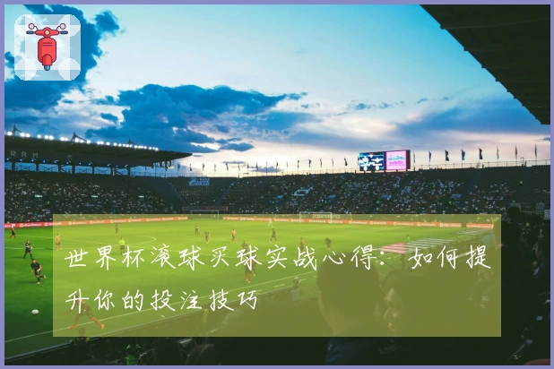 世界杯滚球买球实战心得：如何提升你的投注技巧