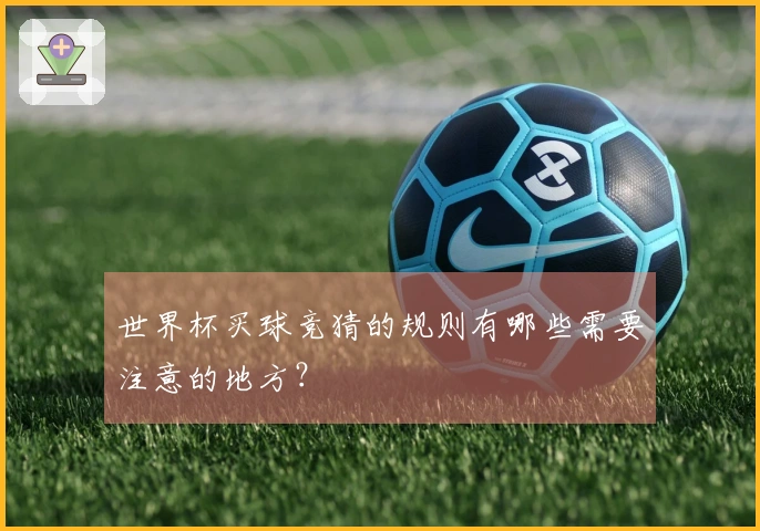 世界杯买球竞猜的规则有哪些需要注意的地方？